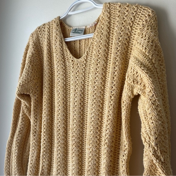 Cottage Essentials by northern reflections long knit sweater size medium - Picture 2 of 9